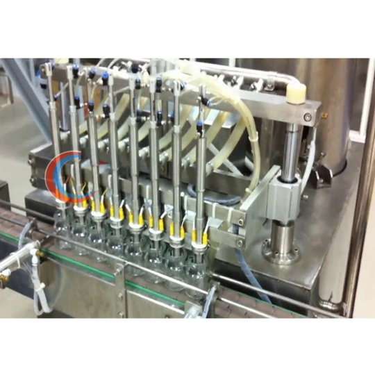 Máy chiết rót yến hủ theo yêu cầu khách hàng